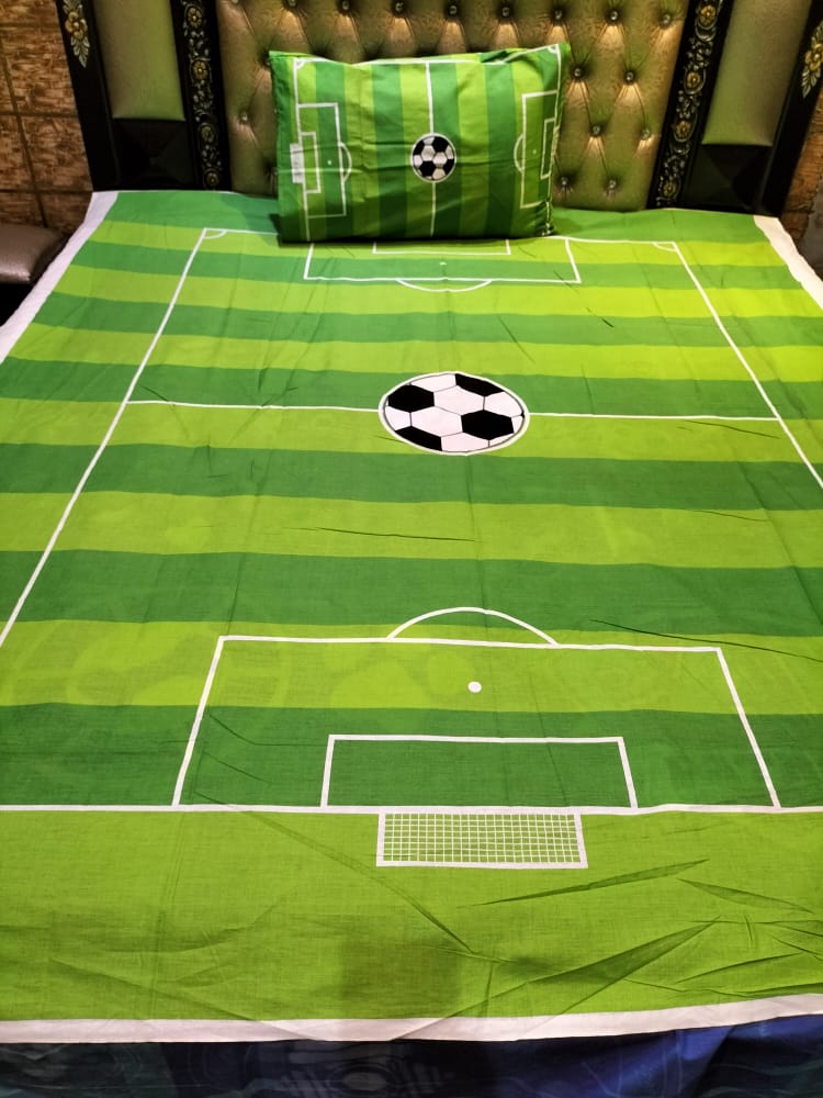 Foot Ball Ground Bedsheets