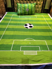 Foot Ball Ground Bedsheets