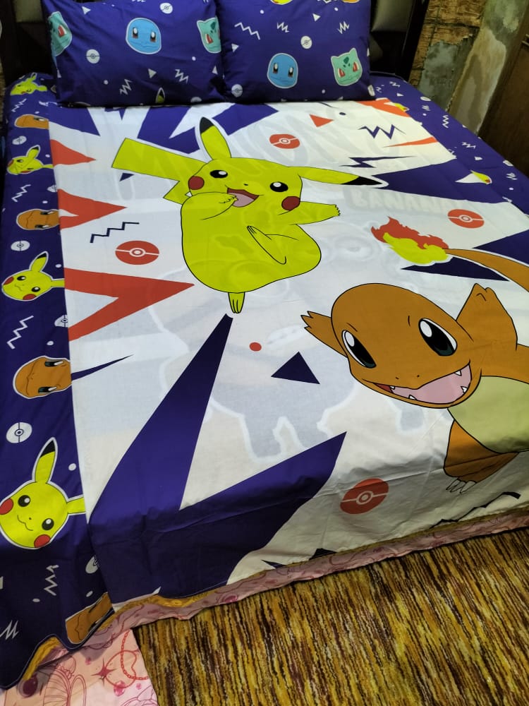 Pokemon Cotton Bedsheets