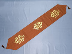 Dining Table Runner Copper Brown Crabe 12×72 inch