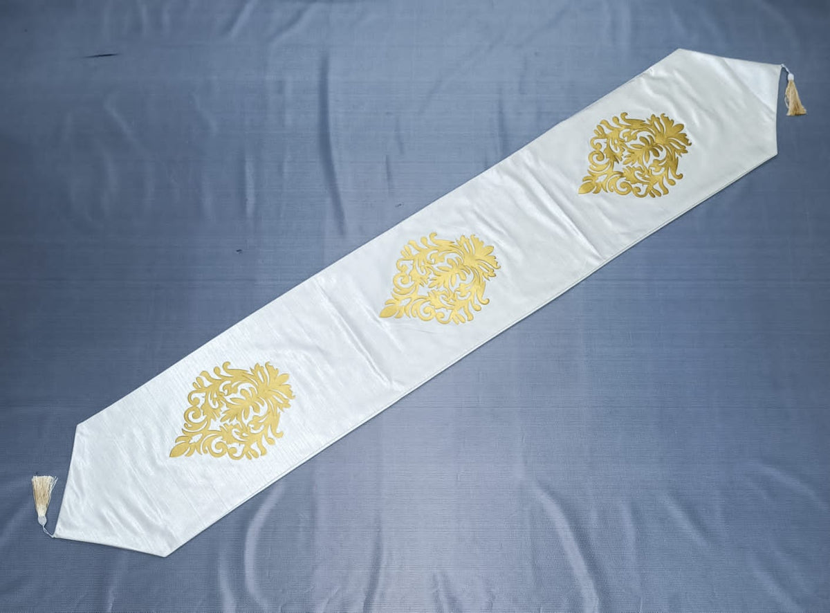 Dining Table Runner Off white 12×72 inch