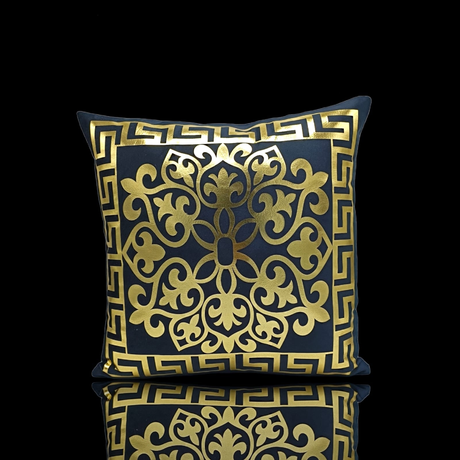 Black Golden Foil Cushions Covers