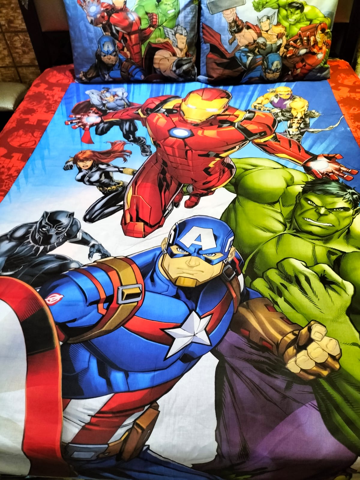 Avengers Hulk Double Bedsheet