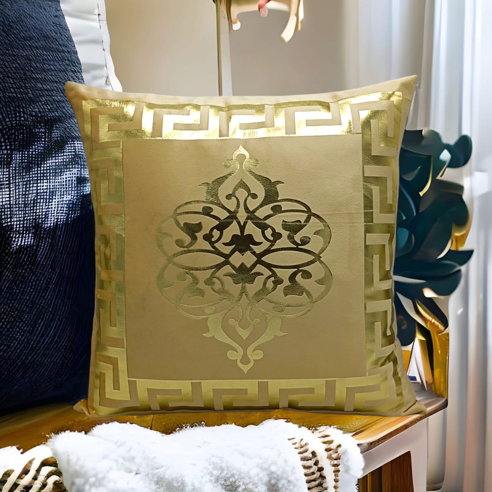 Golden Colors Golden Foil Cushions Covers
