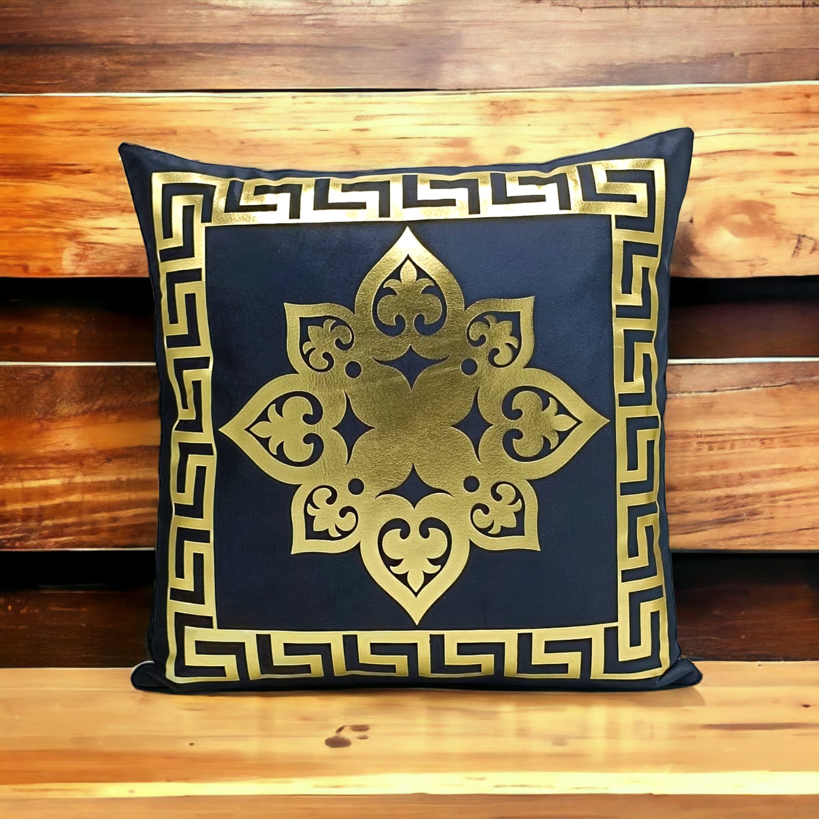 Black Golden Foil Cushions Covers