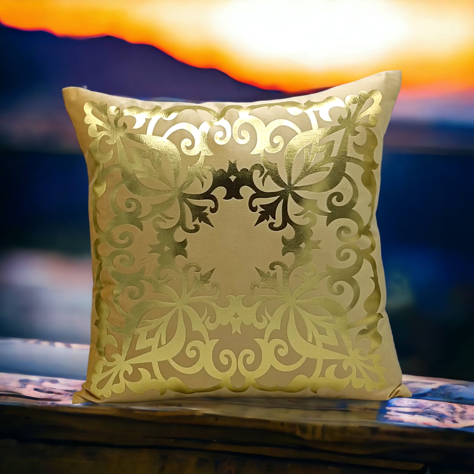 Golden Colors Golden Foil Cushions Covers