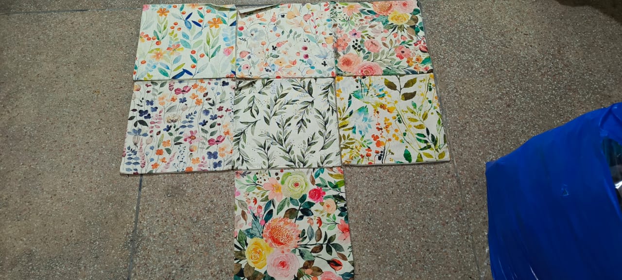 Pack Of 7 Khaddi Digital Printed Cushions Covers