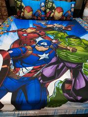 Avengers Hulk Double Bedsheet