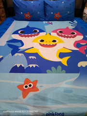 Baby Shark Cartoon Bed Sheet Ds # 033