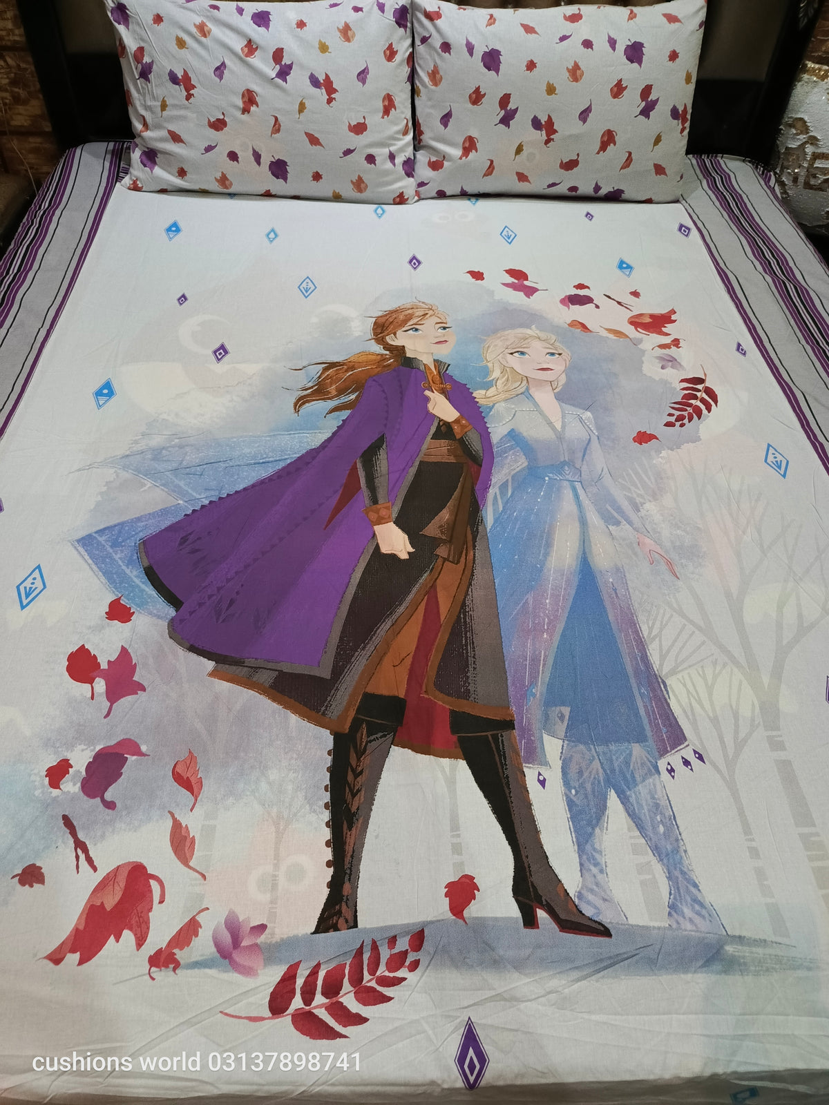 Anna Elsa Double Bedsheet