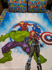 Avengers 4 Pure cotton Bedsheets