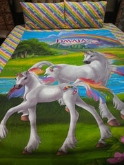 Bayala Cartoon Bed Sheet Ds # 064