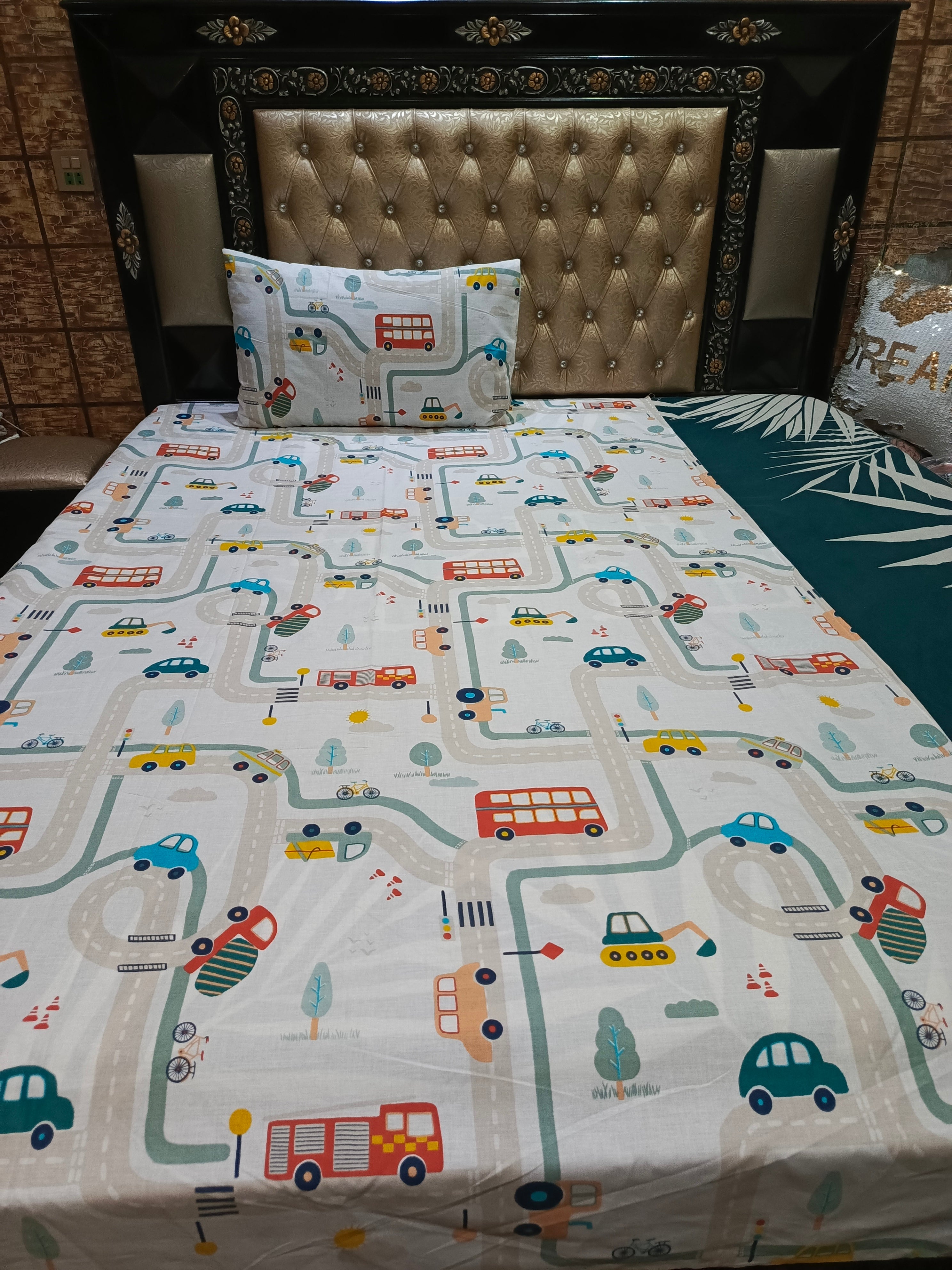 Traffic Roads Bedsheets ET-D155