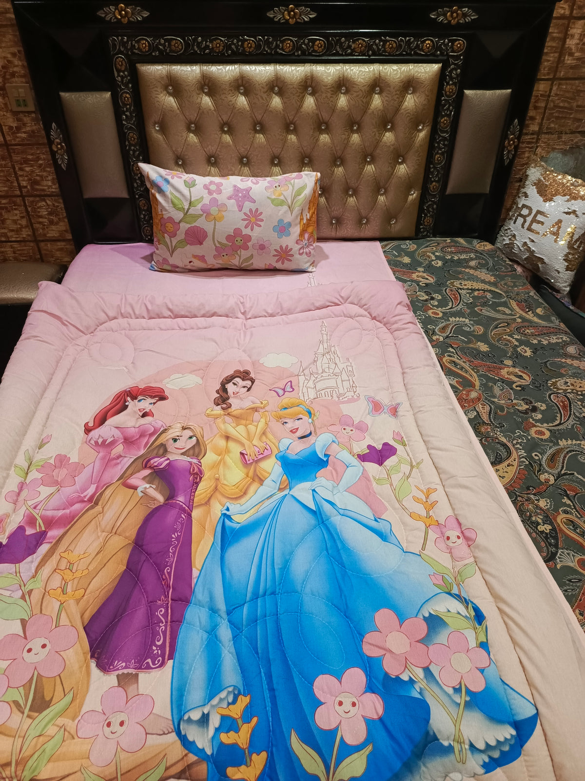New Princess Crown Design Winter Comforter set