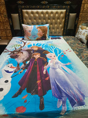 Anna Elsa Fully Theme cotton Bedsheets ET-D137