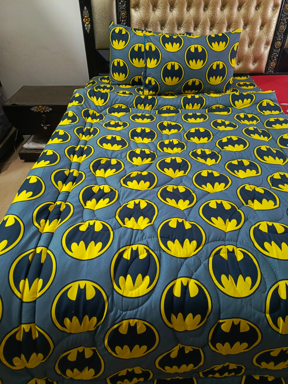 BATMAN LOGO WINTER COMFORTER SET