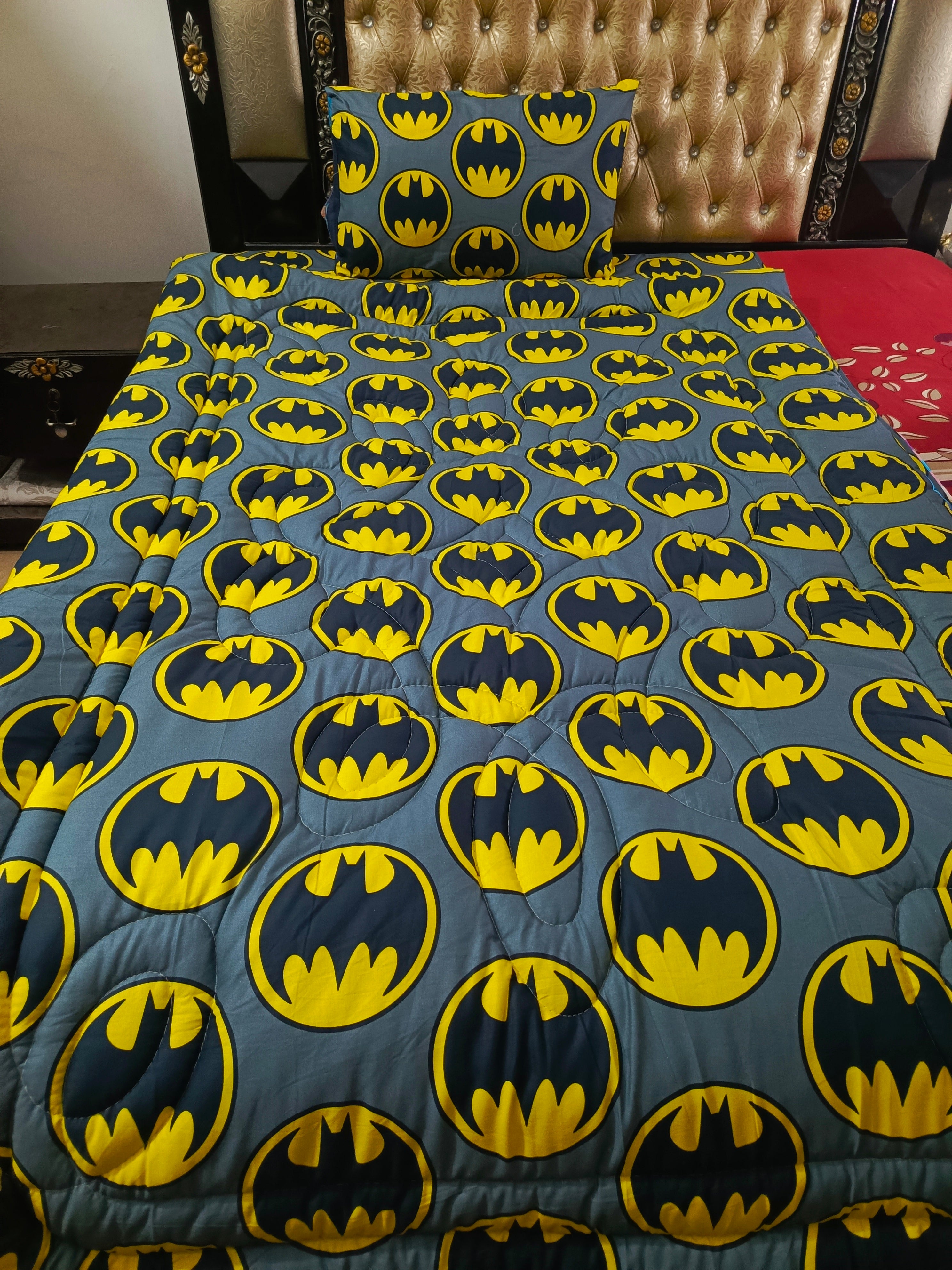BATMAN LOGO WINTER COMFORTER SET