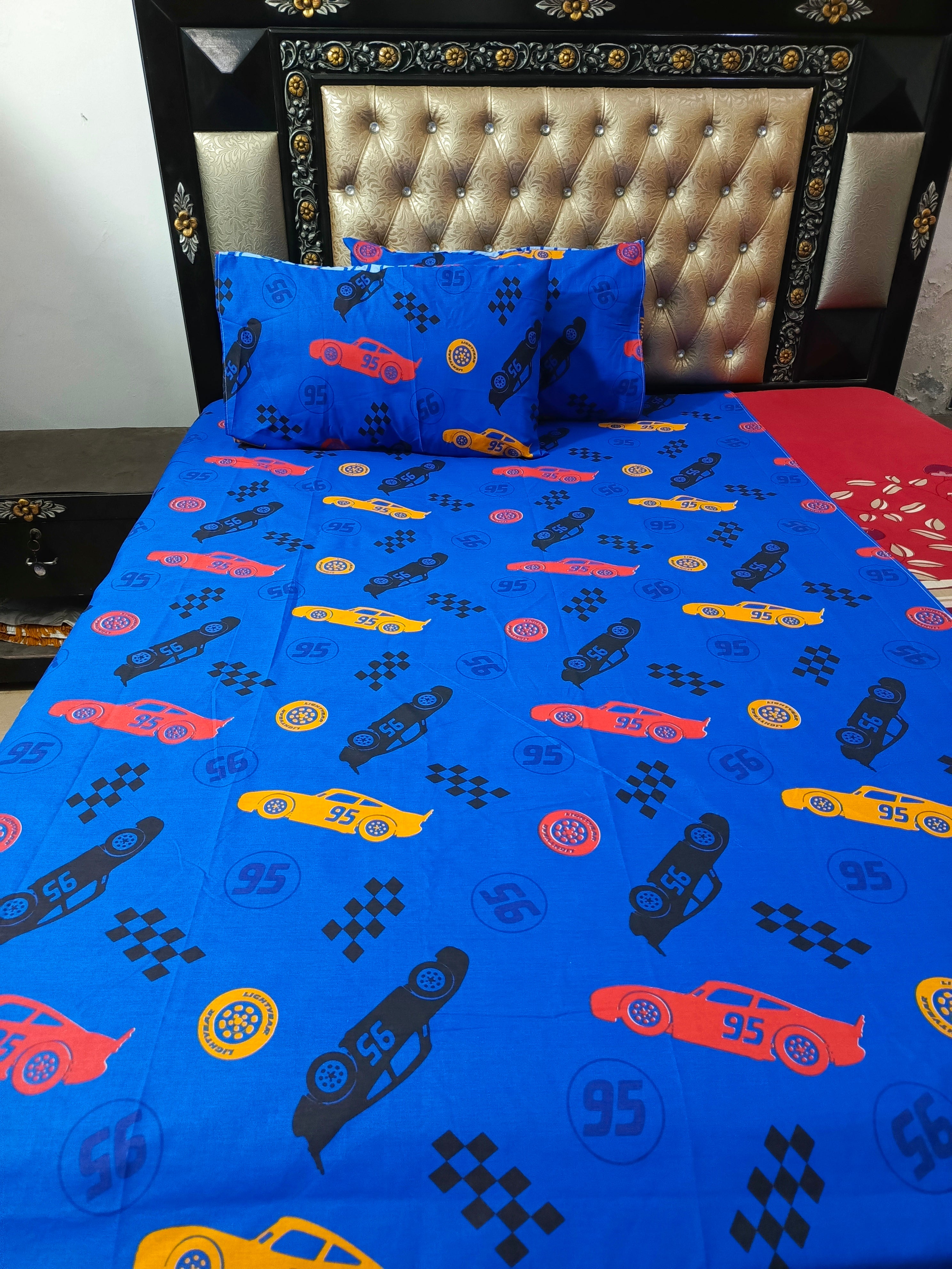 Car 95 overall Pure cotton Bedsheets