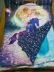 Unicorn Galaxy Moon Bed Sheet Ds # 051