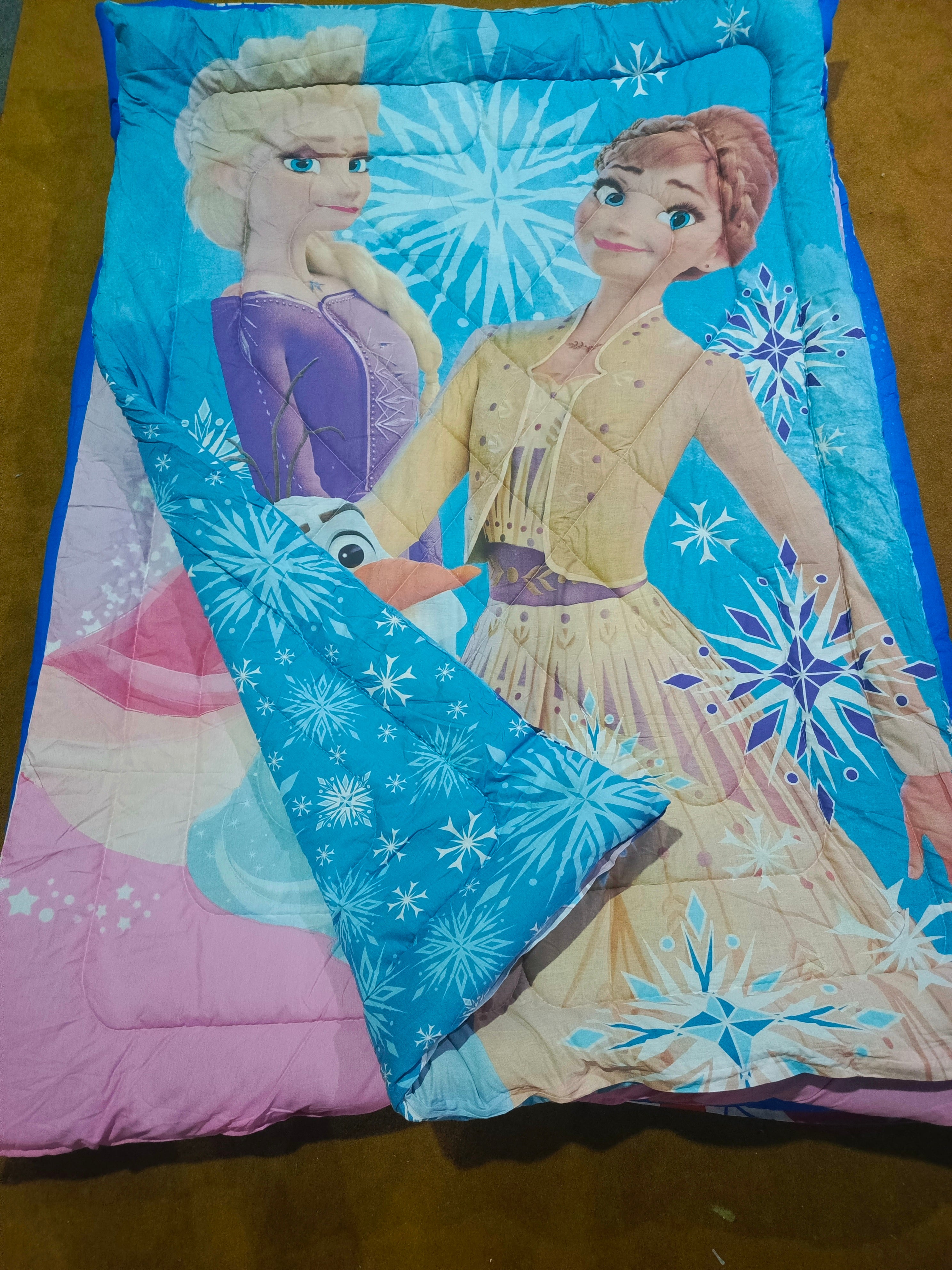 Anna Elsa Snow Man Summer Light Filling Comforter