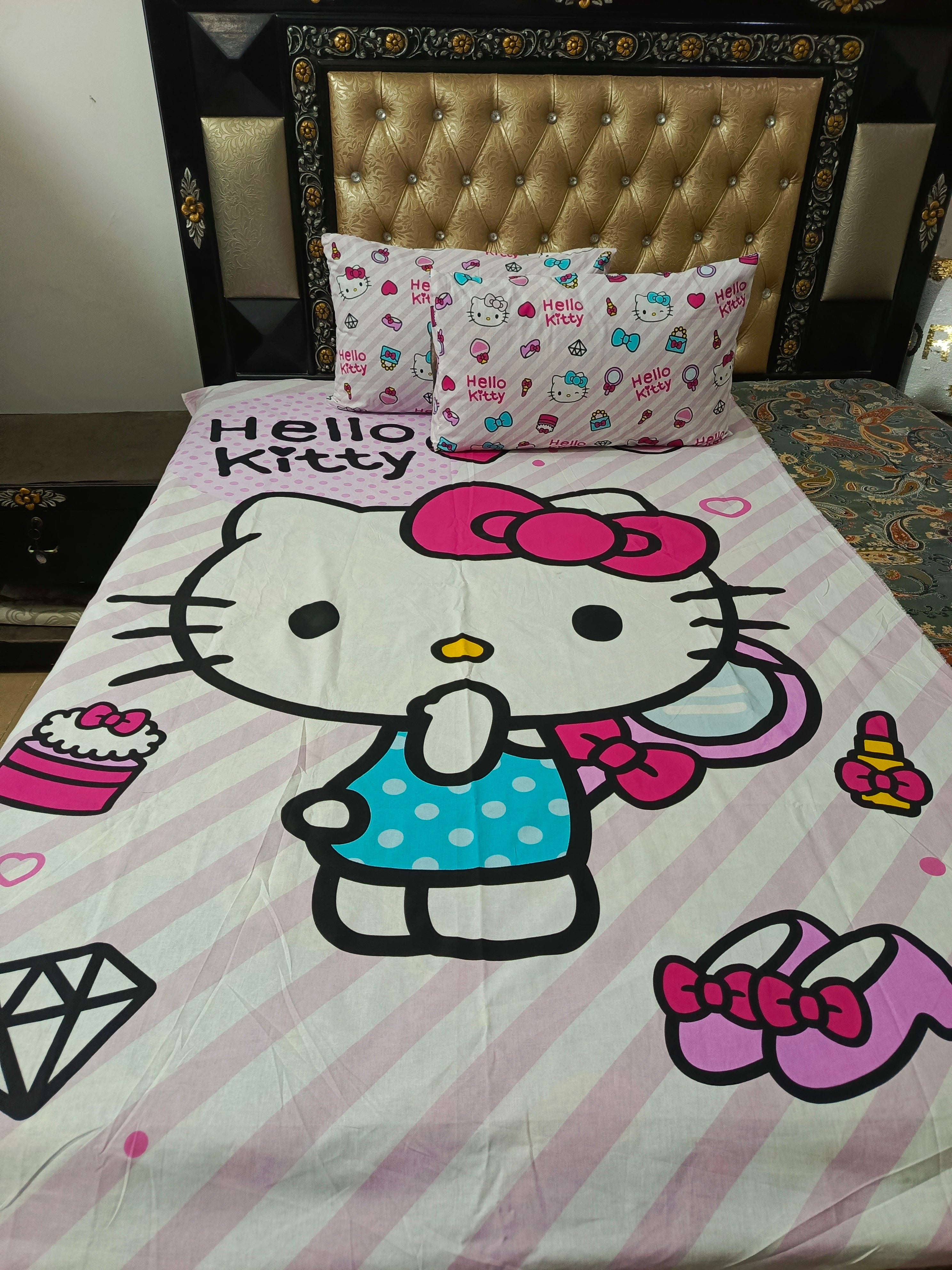 Hello Kitty Shoes Makeup Bedsheets