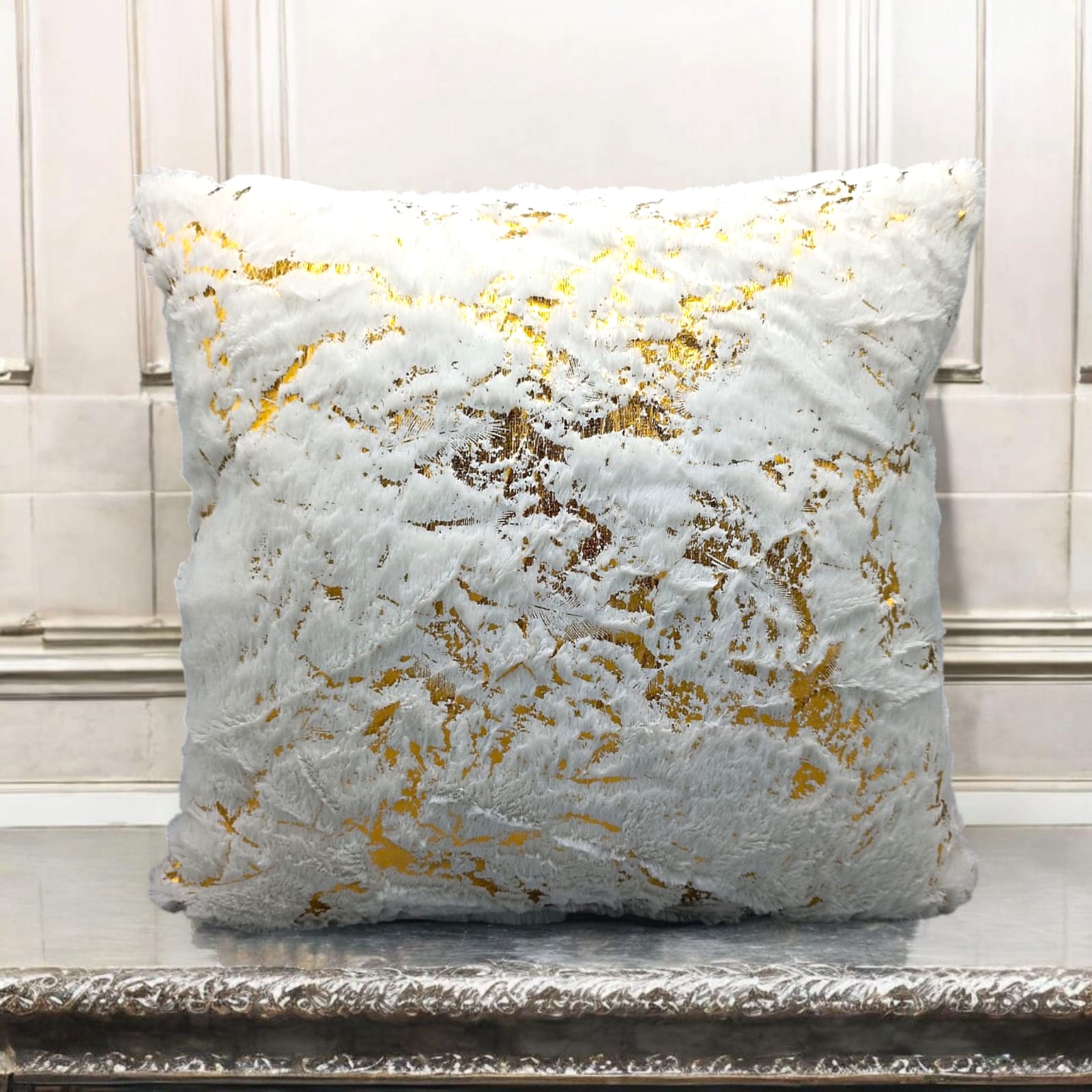 Farr Golden Marble Cushions Covers