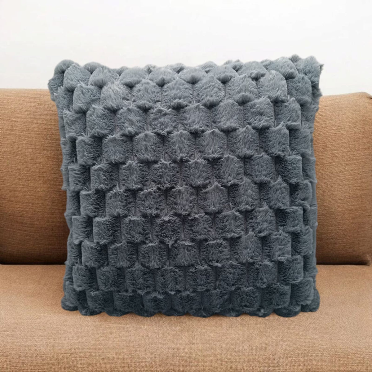Fluffy Farr Embossed Cushions Covers