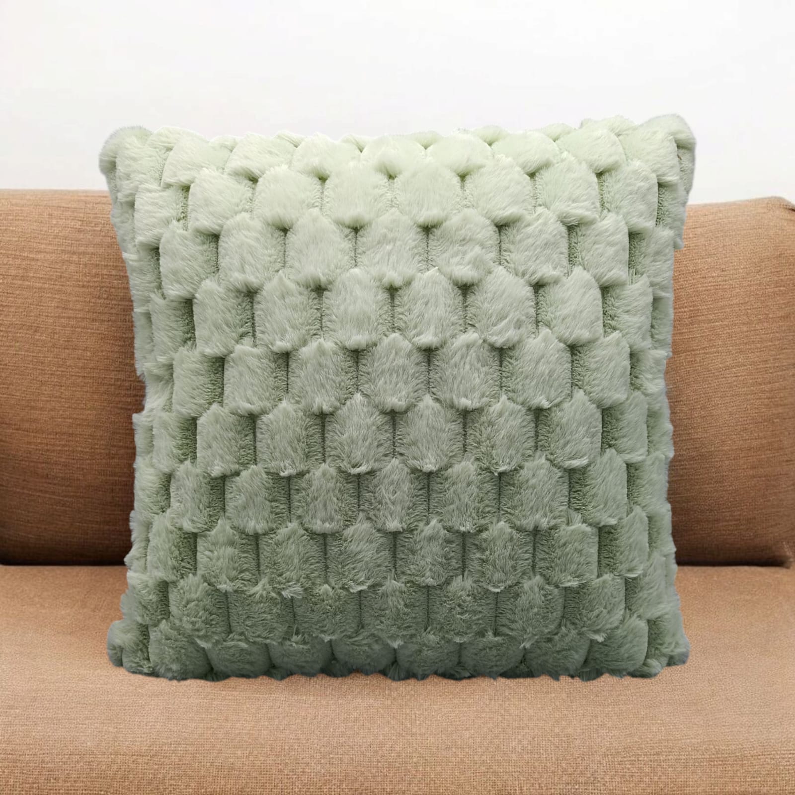 Fluffy Farr Embossed Cushions Covers
