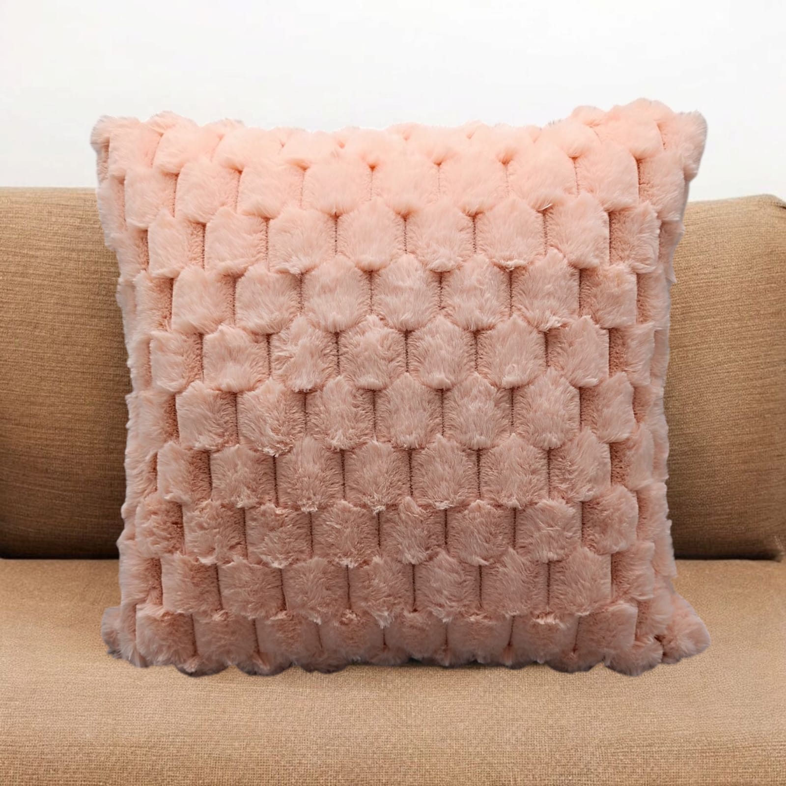 Fluffy Farr Embossed Cushions Covers