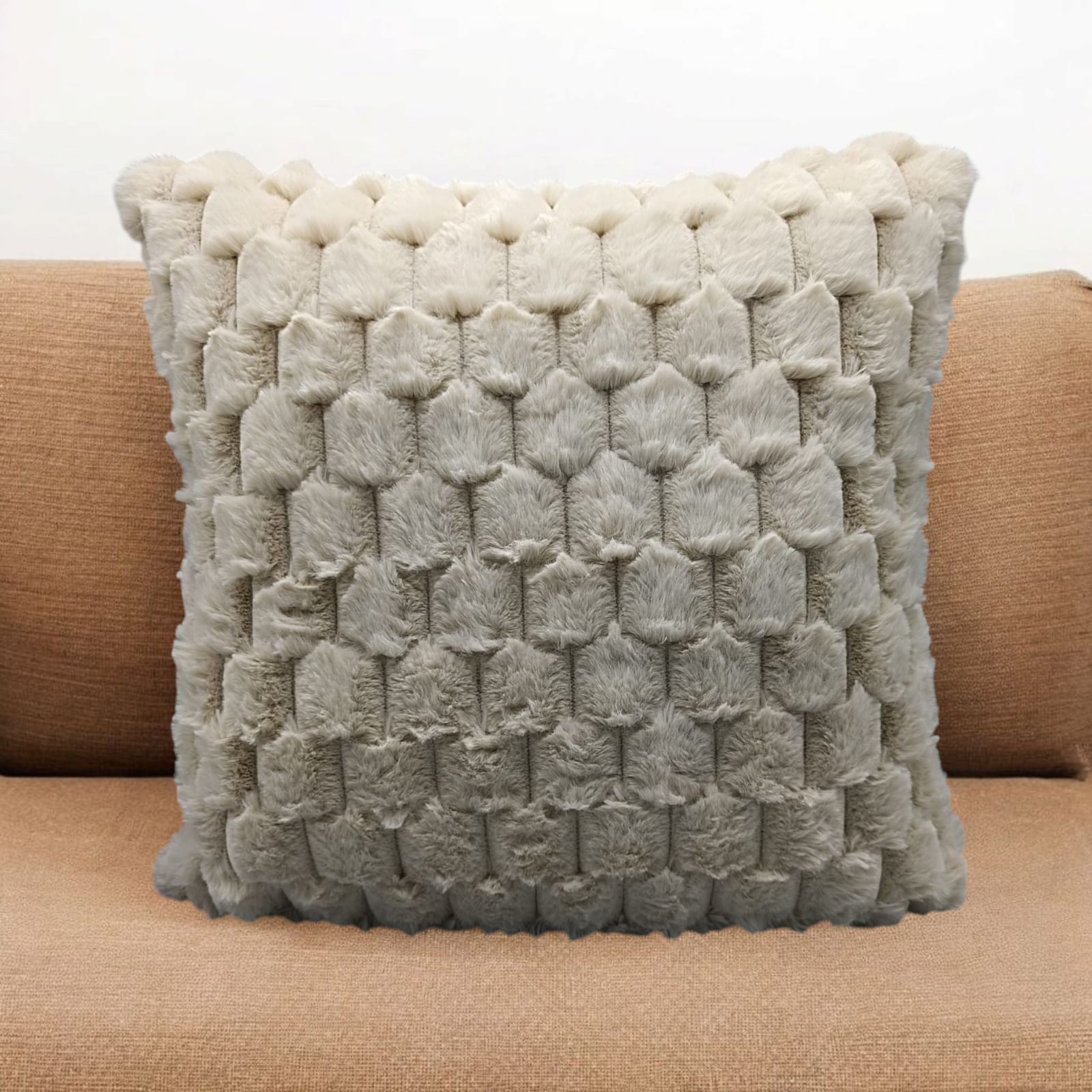 Fluffy Farr Embossed Cushions Covers