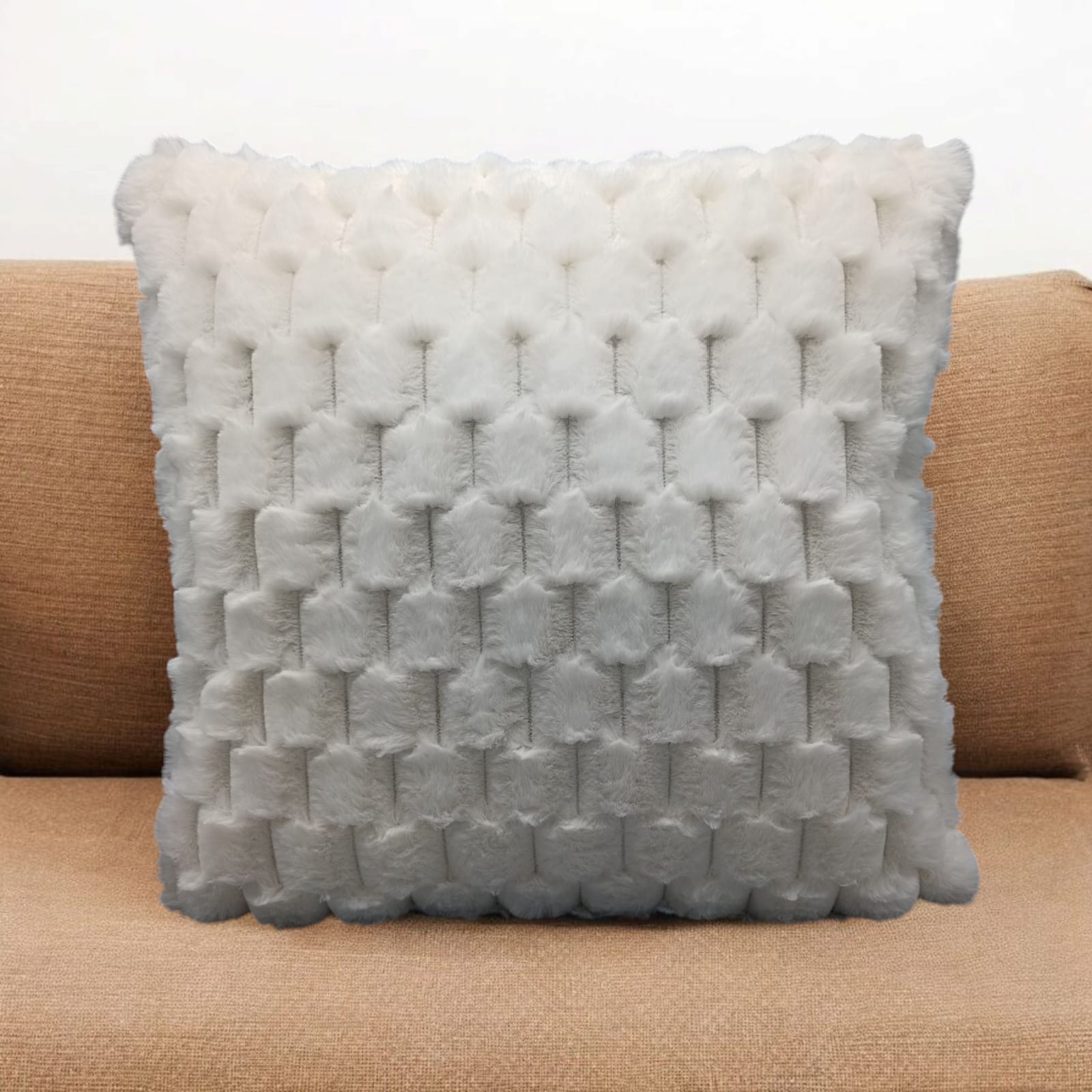 Fluffy Farr Embossed Cushions Covers