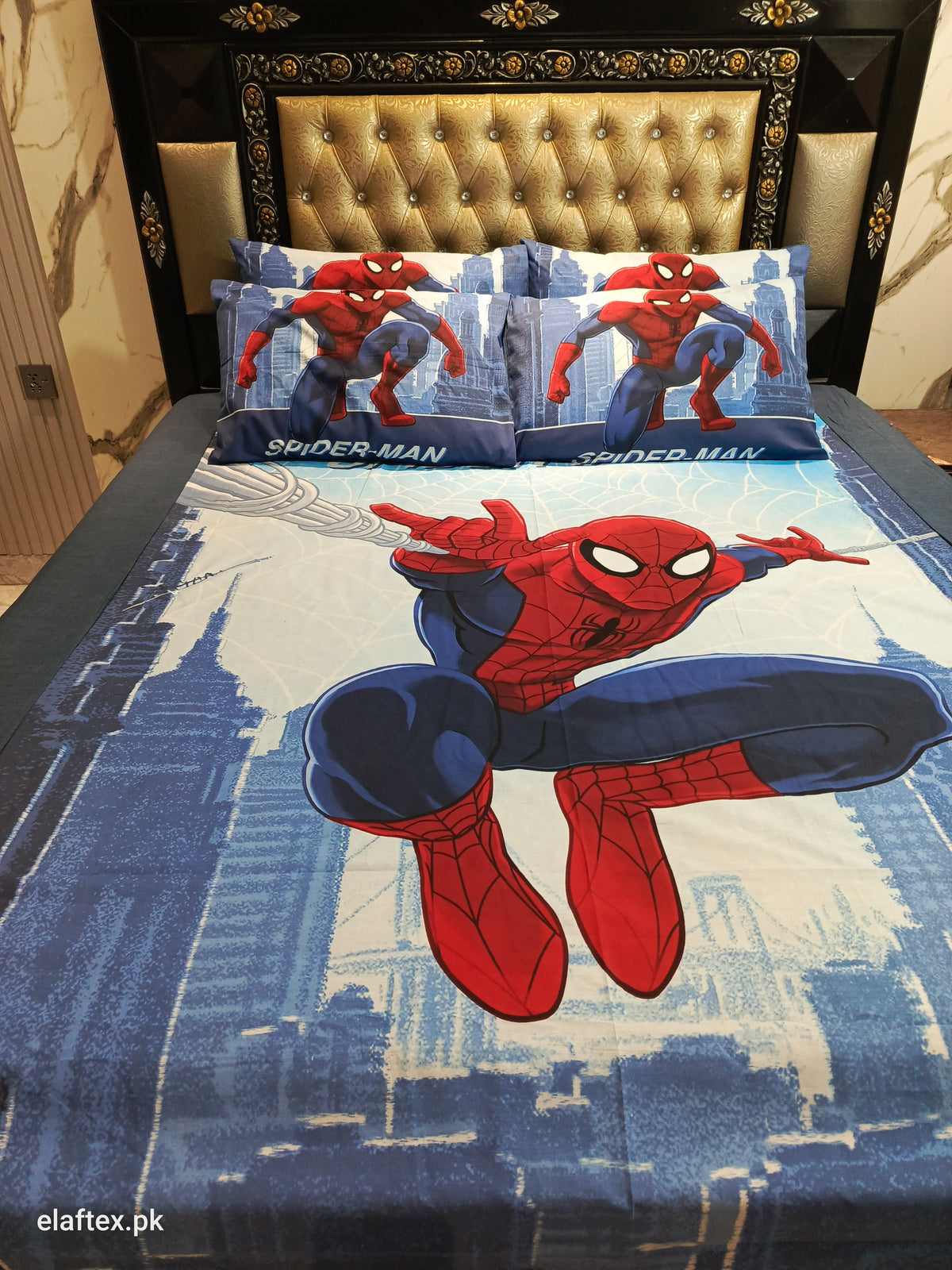 Spiderman Marvel Double Bedsheet