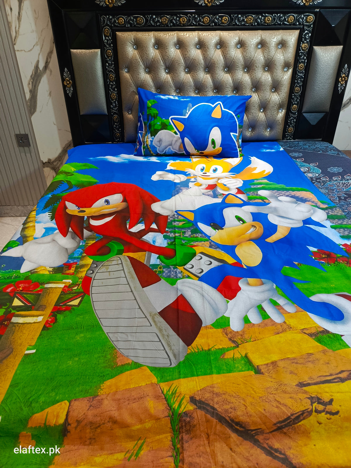 Sonic & Friends Cotton Bedsheets