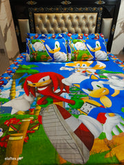 Sonic & Friends Cotton Bedsheets