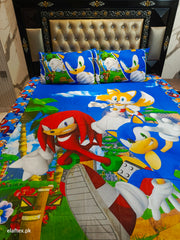 Sonic & Friends Cotton Bedsheets