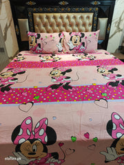 Mini mouse Cotton Bedsheets Overall