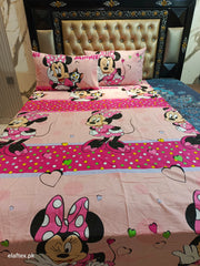 Mini mouse Cotton Bedsheets Overall