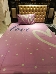 Love Hearts Cotton Bedsheets