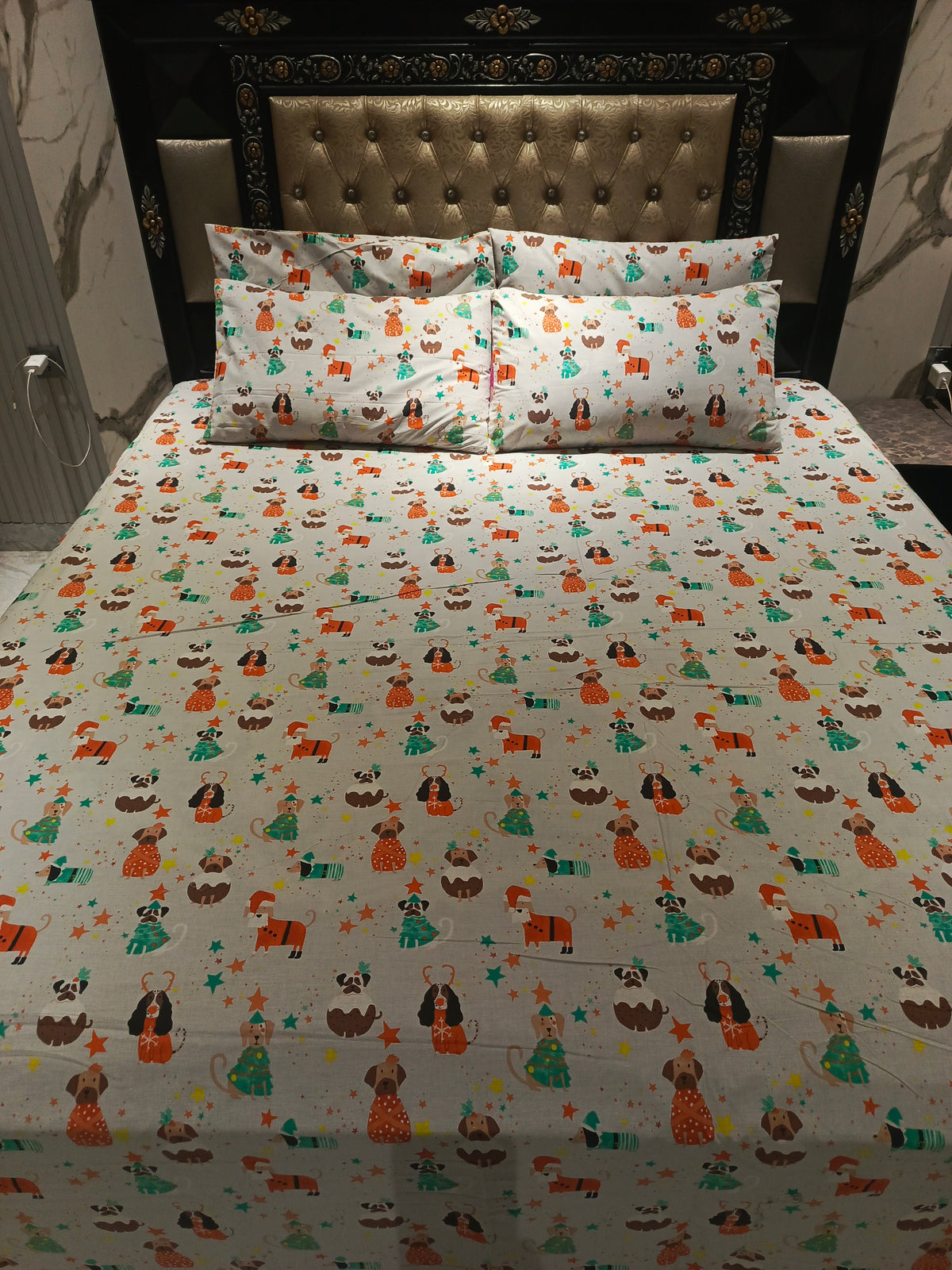 Kids Animals Cotton Bedsheet
