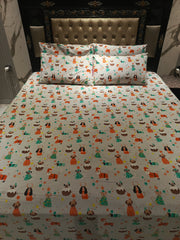 Kids Animal Cotton Bedsheet