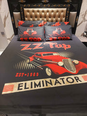 ZZ TOP ELIMINATOR DOUBLE BEDSHEET