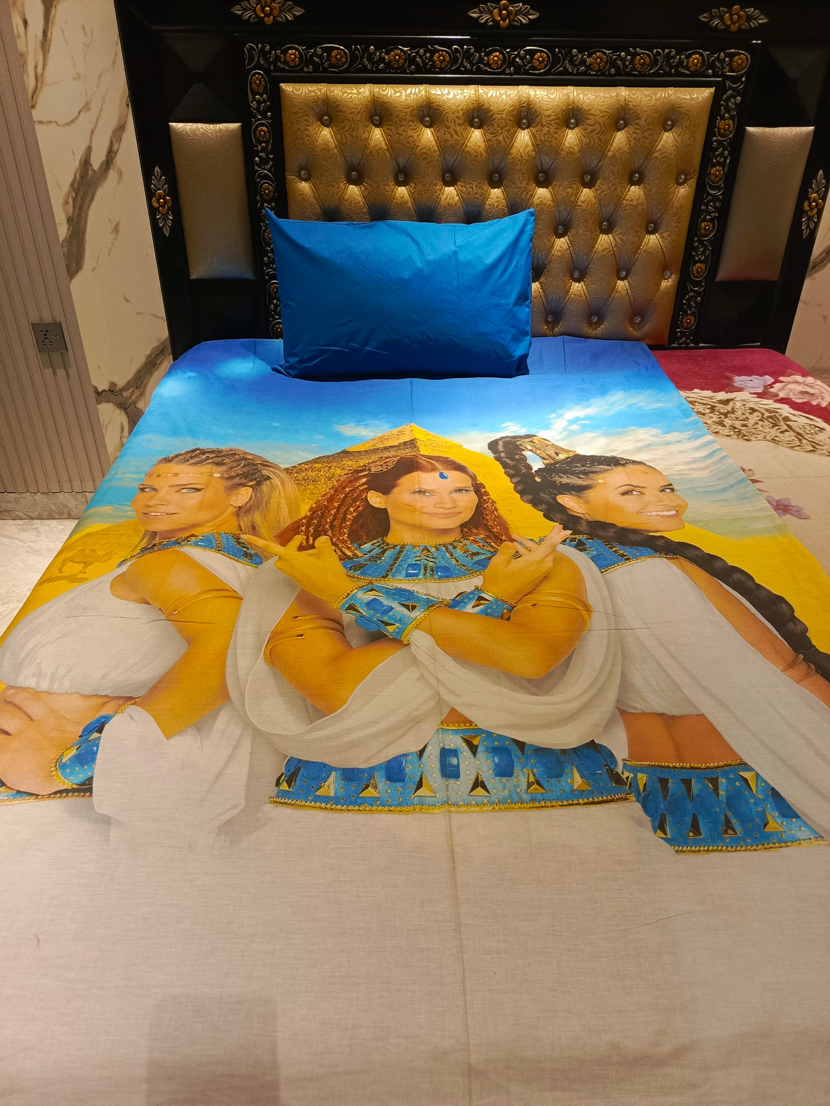 Egyptian Beauty Girls Single Bedsheet