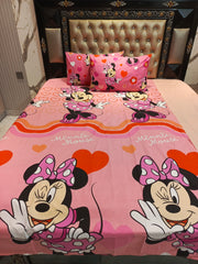 MiniMouse ❤💞 Cotton Single Bedsheets