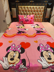 MiniMouse ❤💞 Cotton Single Bedsheets