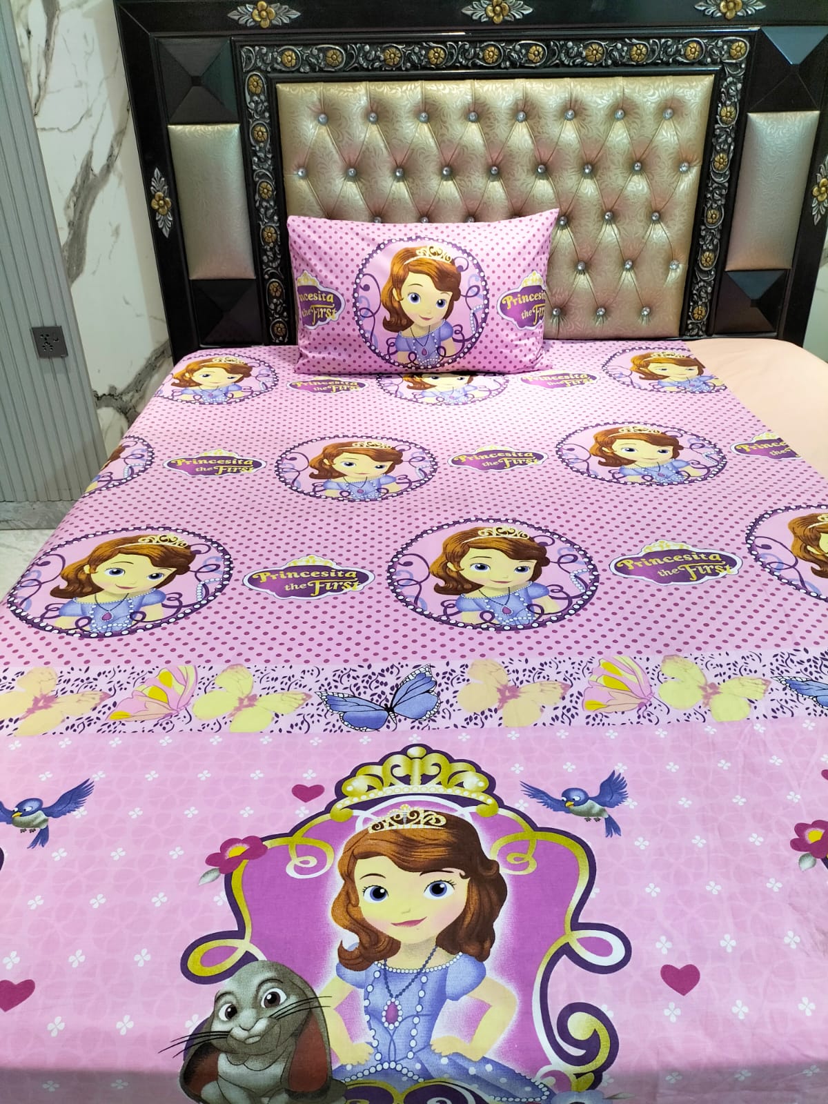 Sofia Sweet Kingdom 👸 Cotton single Bedsheets