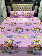 Sofia Sweet Kingdom 👸 Cotton Double Bedsheets