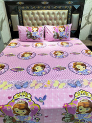 Sofia Sweet Kingdom 👸 Cotton Double Bedsheets