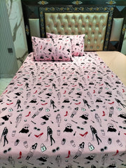 Girls Model Makeup 💄 Cotton Single Bedsheets