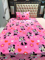 Minnie Sweet Fantasy 🌸 Cotton Single Bedsheets