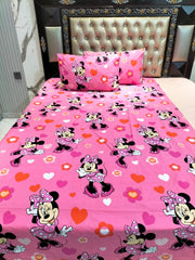 Minnie Sweet Fantasy 🌸 Cotton Single Bedsheets
